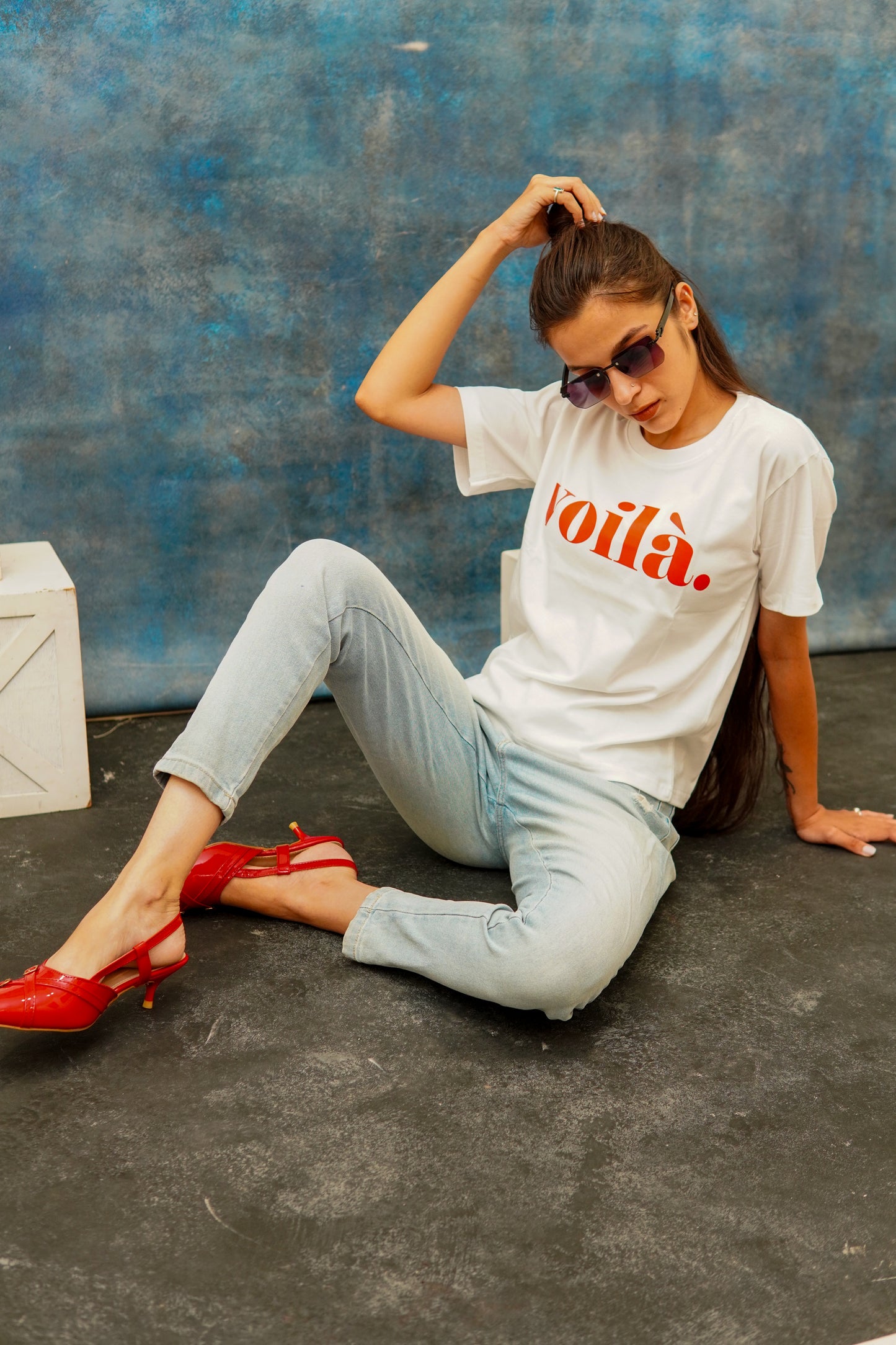 REGULAR FIT COTTON PRINTED T-SHIRT (VOILA.)