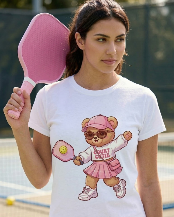 Court Cutie Graphic Regular Fit T-Shirt