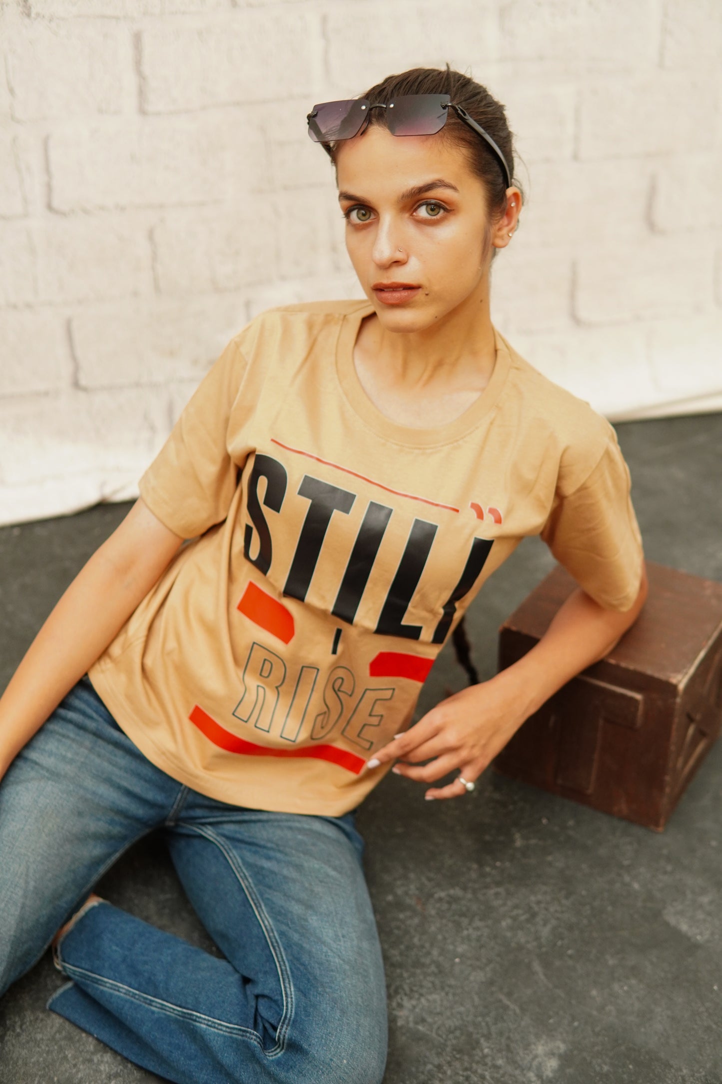 REGULAR FIT COTTON PRINTED T-SHIRT